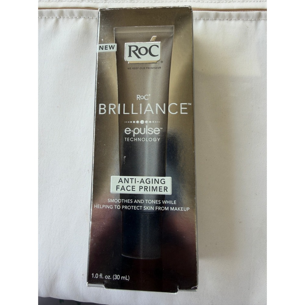 RoC Brilliance Anti-Aging Face Primer e-pulse Technology 1.0 oz New In Box